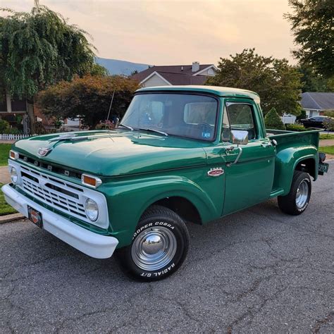 1966 Ford F-100 Pickup Green RWD Manual Twin I Beam for sale
