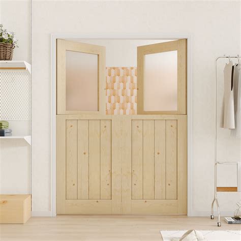 CHIC MODE Half Frosted Glass Design Standard Dutch Interior Door ...