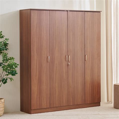 Buy Helios Alton 4-Door Wardrobe from Alton by Home Centre at just INR ...