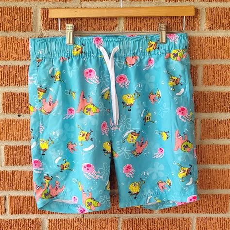 SpongeBob Squarepants Swim Trunks for Men | Mercari