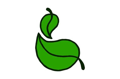 Leaf Logo Icon With Letter B Shape 47853162 Vector Art at Vecteezy