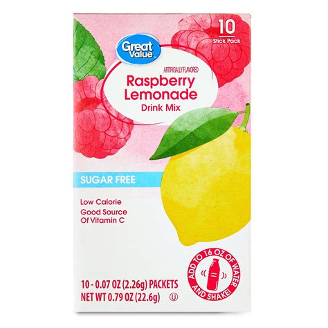 Great Value Sugar-free Raspberry Lemonade Powdered Drink Mix
