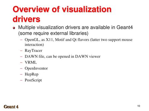 Image result for Geant4 Visualization
