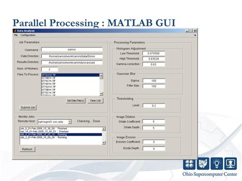 Parallel Processing in MATLAB 的图像结果