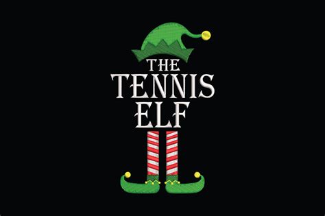 The Tennis Elf · Creative Fabrica