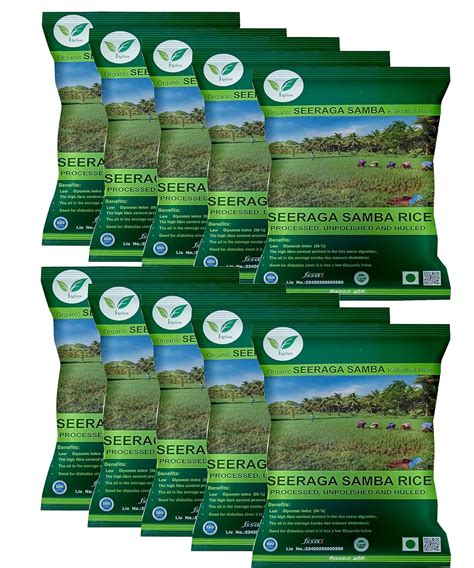 Iagrifarm Organic Seeraga Samba Biriyani Rice -10 kg - Jeeraga Samba ...