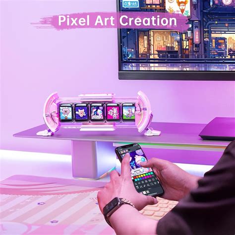 Divoom Times Gate - Cute Gaming Digital Clock with India | Ubuy