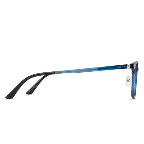 Buy Blue Black Full Rim Square Lenskart Air SG Flex LA E13372AF - C2 ...