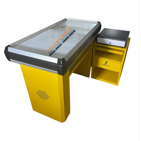 Display Counter - L Shape Cash Desk Counter Manufacturer from Nagpur