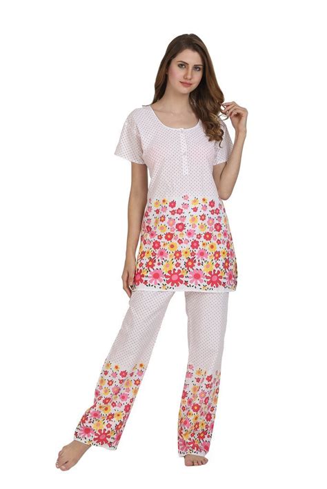 Buy Miavii Women's Printed Cotton Night Suit -Combo of 2 at Amazon.in