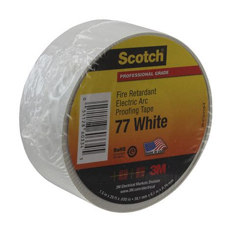 77 WHITE-1-1/2X20FT 3M | Tapes, Adhesives, Materials | DigiKey