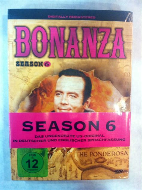 BONANZA Complete Season 6 New Sealed 4 DVD Set English German Subtitles ...