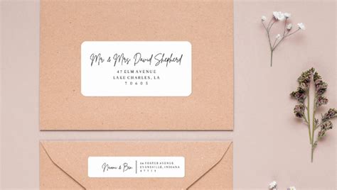 Image result for Wedding Invitation Address Labels
