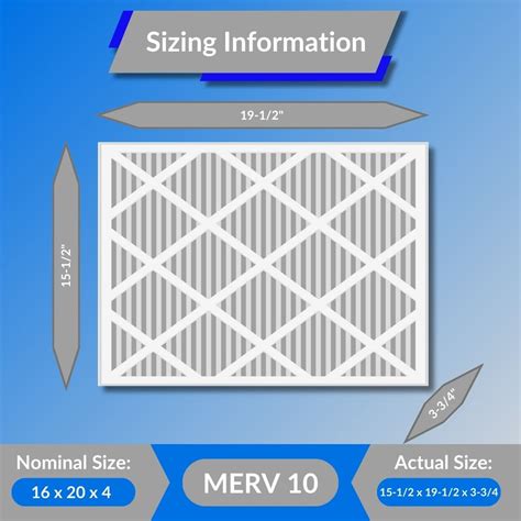 16x20x4 Air Filter Glasfloss ZL Series MERV 10 - Box of 6