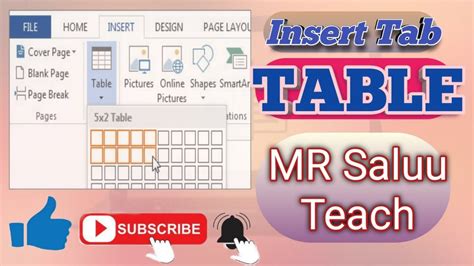 How to Draw Table in MS Word Before Writing 的图像结果