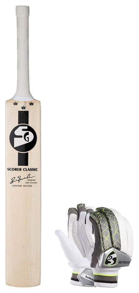 Buy SG Scorer Classic Kashmir Willow Cricket Bat (Size: Size 6,Leather ...