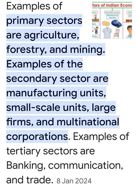 Distinguish between primary and secondary industry Give examples ...