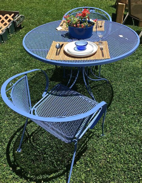 Elegant Outdoor Living With Green Wrought Iron Patio Furniture - Patio ...