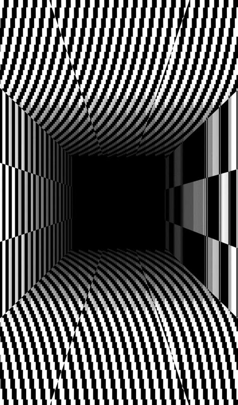Download wallpaper Line, Background, The tunnel, Illusion, Optical ...