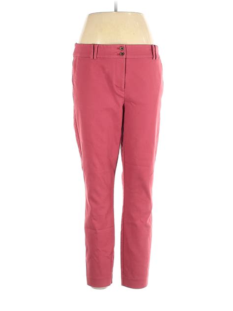Ann Taylor LOFT Solid Pink Wool Pants Size 12 - 77% off | thredUP