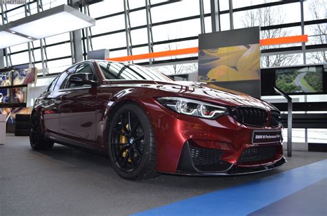 F80 BMW M3 in Imola Red II with M Performance Parts