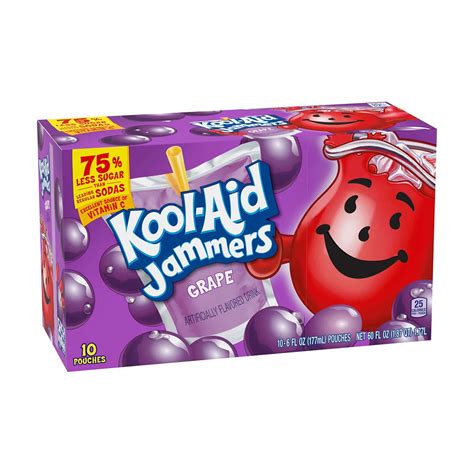 Buy Kool-Aid Jammers Artificially Flavored Drink, 10 Pouches, for ...