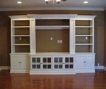 Image result for DIY Built-In Entertainment Center