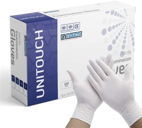 Unitouch Nitrile Powdered Free Examination Gloves Pack of 100 Pcs ...