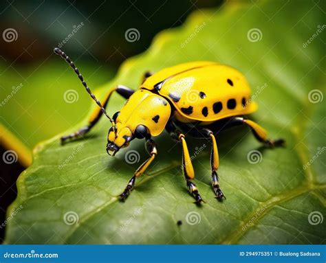 Yellow Beetle Made with Generative AI Illustration Stock Illustration - Illustration of life ...