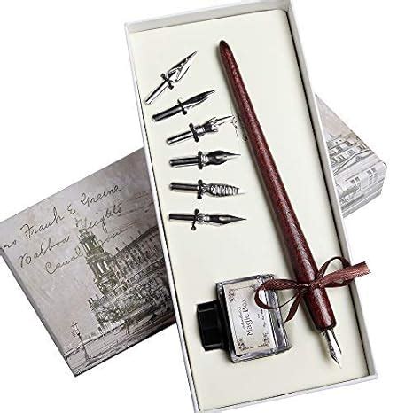 Hethrone Calligraphy Pen Set Fountain Dip Pen and Ink Writing Pen with ...