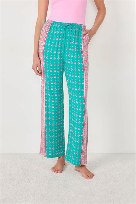 Wide Pyjama Trousers - BALAJI - VERT - ETAM