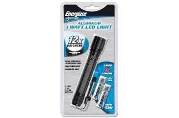 Energizer 1 Watt LED Metal Tactical Flashlight with Lithium AA ...