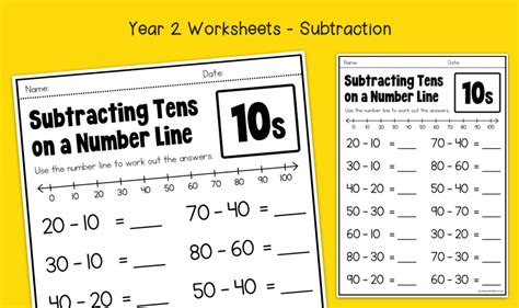 Image result for Year 2 Subtraction Using a Number Line