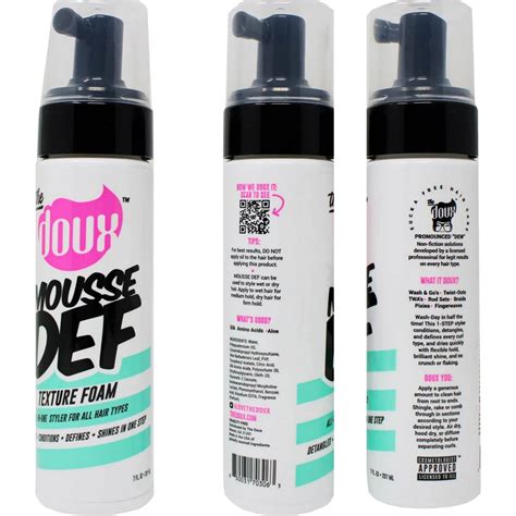 The Doux Mousse Def Texture Foam | Hair Care Products | Beauty & Health ...