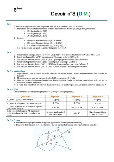 Image result for Tutorial Exercise En Math En 6Eme