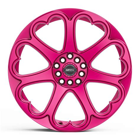 GT FORM HEARTS HOT PINK 18X8.5 5X100 WHEEL | CNC Wheels