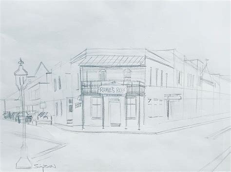 Image result for Street Sign 2-Point Perspective Drawing