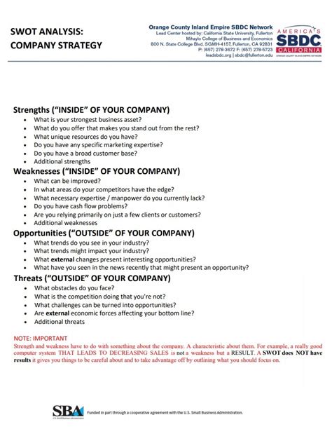 Image result for SWOT Paper Example