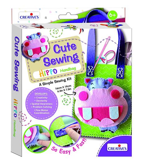 Creative Educational Aids P. Ltd. Cute Sewing Crafts Kit – Hippo ...