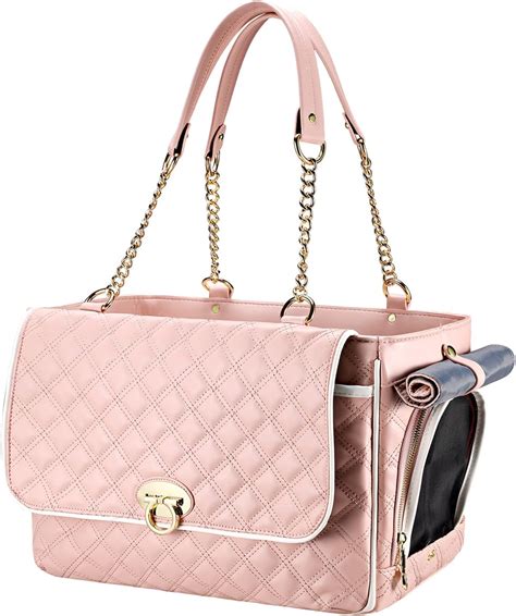 Amazon.com : Betop House Mirror Surface Faux Leather Tote Purse Dog and ...