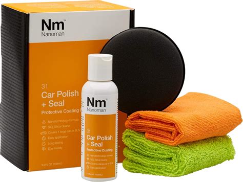 Nano Ceramic Car Polish and Wax Kit. Easy to Apply High Gloss Nano Ceramic Polish (100mL ...