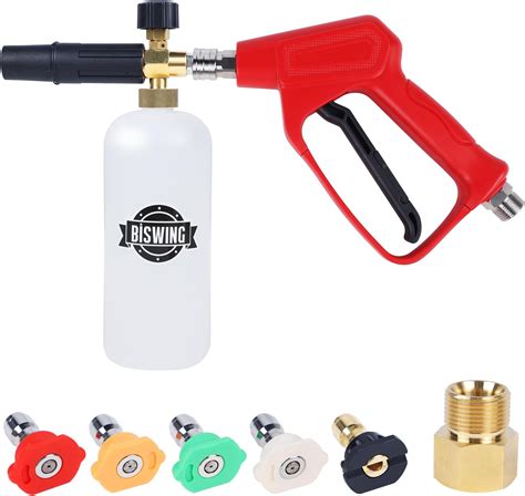 Amazon.com: WUEURU Foam Cannon Dual-Connector Accessory, Pressure Washer Accessories for Car ...