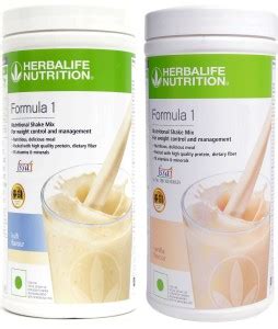 HERBALIFE 2 PCS OF Formula 1 Nutritional Shake Mix KULFI + VANILLA ...