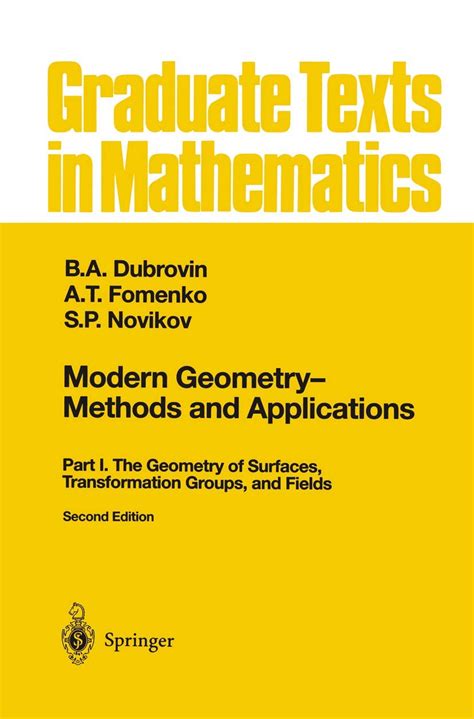 Buy Modern Geometry ― Methods and Applications: Part I: The Geometry of ...