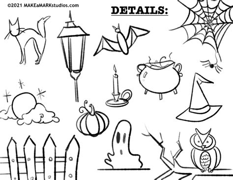 Image result for Haunted House Drawing Tutorial