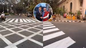 Mumbai's Overnight Renewal! Roads Painted Ahead Of PM Narendra Modi's ...