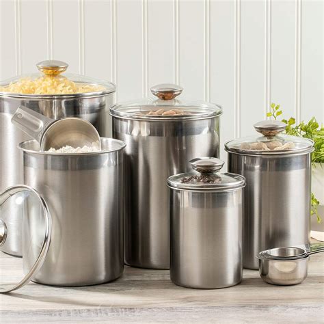 Buy SilverOnyx Canisters Sets for the Kitchen Counter, 10-Piece ...