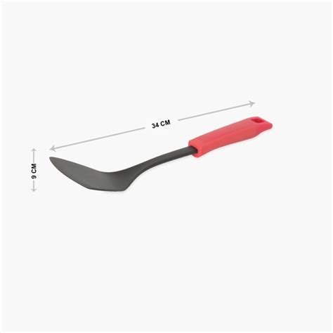 Buy Elite-Magnus Solid Spatulas - Nylon - Turner - 34 cm x 9 cm - Red ...