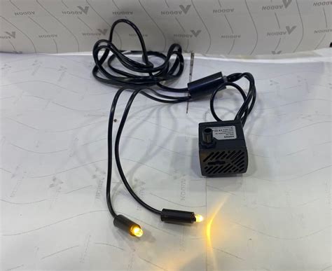 CHRONIKLE Water Flow Controller Pump or Motor with 3 LED Lights (Size ...