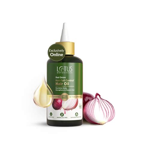 Revive Your Hair with Red Onion Hair Oil - Try Lotus Botanicals ...